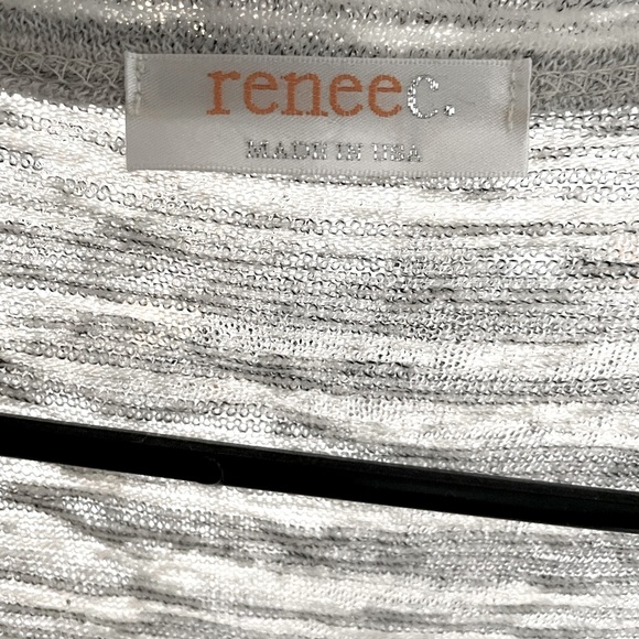 Renee C. Lightweight Button Down Cardigan - Gray - Picture 4 of 6